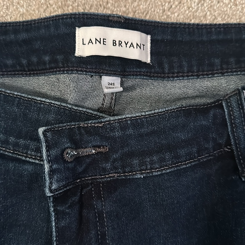 Lane Bryant Mid-Rise Straight Leg Jeans, size 24S EUC - Picture 2 of 10
